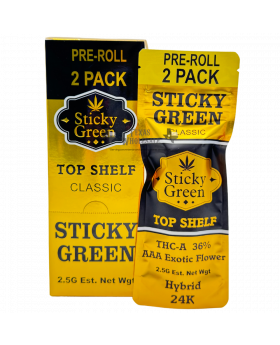STICKY GREEN GL ROLLS HYB 10/2PK