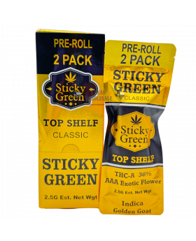 STICKY GREEN GL ROLLS IND 10/2PK
