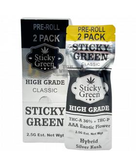 STICKY GREEN SL ROLLS HYB 10/2PK