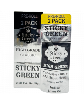 STICKY GREEN SL ROLLS IND 10/2PK