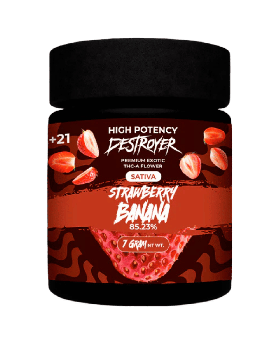 DESTROYER FLOWER 7G STRAW BANANA