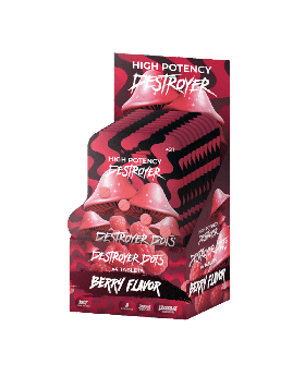 DESTROYER DOTS 3000MG BERRY 10/4