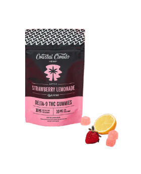 COASTAL GUMMY STRAW LEMON 5CT