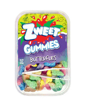 ZWEET GUMMY BUTTERFLIES 10OZ