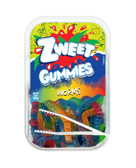 ZWEET GUMMY WORMS 10OZ