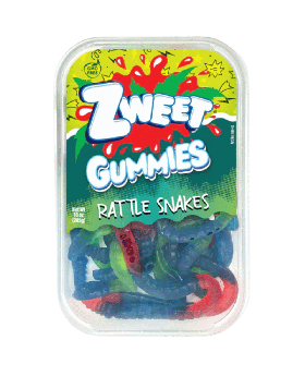 ZWEET GUMMY RATTLE SNAKES 10OZ