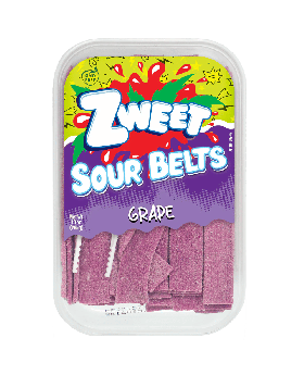 ZWEET BELTS GRAPE 10OZ