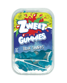 ZWEET GUMMY BLUE SHARKS 10OZ