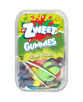 ZWEET GUMMY SOUR FROGS 10OZ