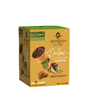 DUBAI CHOCOLATE CONES 4.7OZ 10CT
