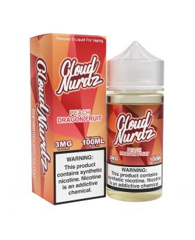 CLOUD NURDZ 100ML PEACH DRAGONFRUIT 6MG