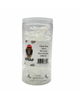 GLASS WP 14M CLR ROUND CBM50 50C