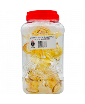 GLASS SILVER GLASS SN134 20CT