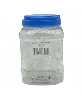 GLASS OB V BEND 18MM OBJ53 40CT