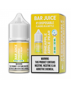 BAR JUICE 30ML PINEAPPLE APPLE PEAR 25MG