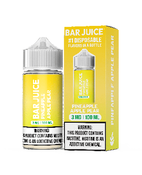 BAR JUICE 100ML PINEAPPLE APPLE PEAR 3MG