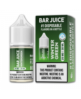 BAR JUICE 30ML WINTERGREEN 25MG