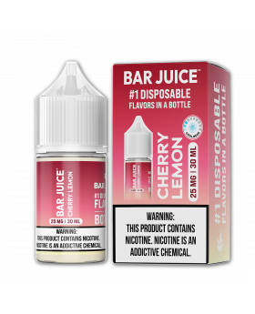 BAR JUICE 30ML CHERRY LEMON 25MG