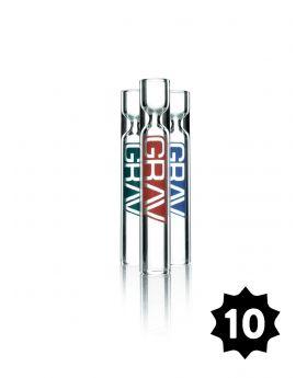 GRAV TASTER 12MM CLEAR 10CT