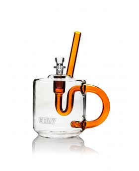 GRAV BUBBLER COFFEE MUG AMBER