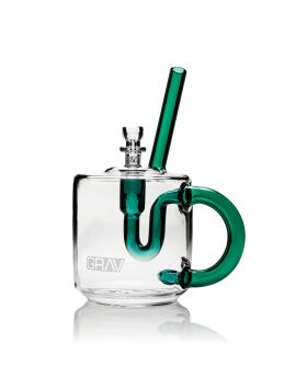 GRAV BUBBLER COFFEE MUG L GREEN