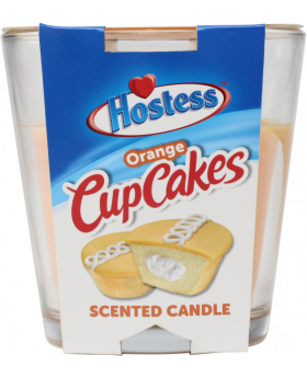 CANDLE 3OZ HOSTESS ORANGE CUPCAK