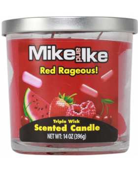 CANDLE 14OZ MIKE & IKE RED