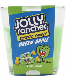 CANDLE 3OZ JOLLY RANCHER GREEN
