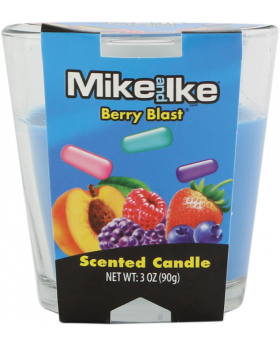 CANDLE 3OZ MIKE & IKE BERRY
