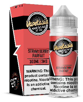 VAPETASIA 100ML STRW PARFAIT 3MG