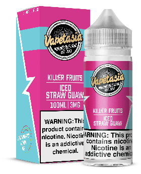 VAPETASIA 100ML ICED ST GUAW 3MG