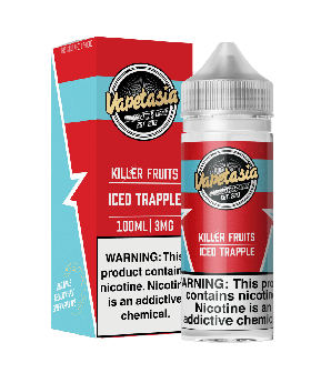 VAPETASIA 100ML ICED TRAPPLE 6MG