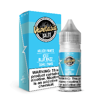VAPETASIA 30ML ICED BL RAZZ 48MG