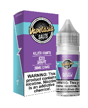 VAPETASIA 30ML ICED GRAPE 24MG