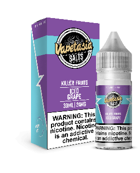 VAPETASIA 30ML ICED GRAPE 48MG