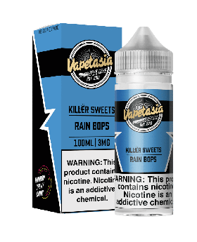 VAPETASIA 100ML RAIN BOPS 6MG