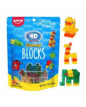 AMOS 4D GUMMY CANDY FRU BLOCKS