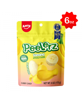 AMOS PEELERZ GUMMY CANDY BANANA