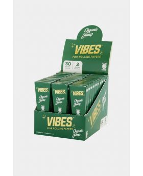 VIBES CONES OR HEMP KS 3PK 30CT