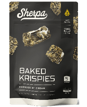SHERPA KRISPIE 25MG 5PK COOKIES