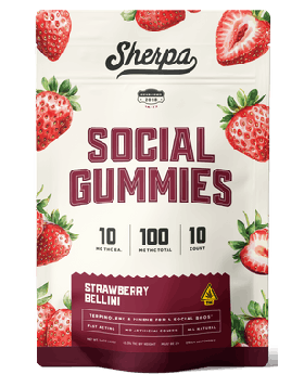 SHERPA GUMMY 10MG 10PK STRAWBERY