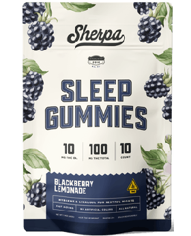 SHERPA GUMMY 10MG 10PK BLK LEMON