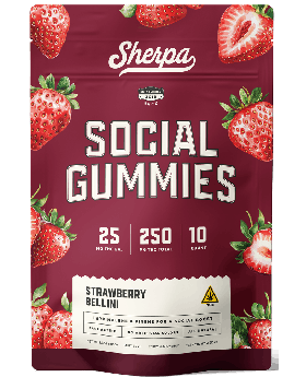 SHERPA GUMMY 25MG 10PK STRAWBERY