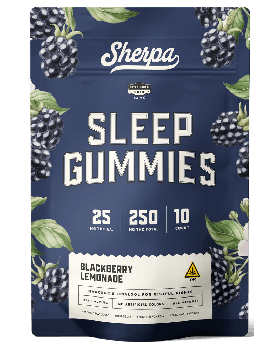 SHERPA GUMMY 25MG 10PK BLK LEMON