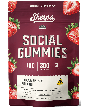 SHERPA GUMMY 100MG 3PK STRAWBERY