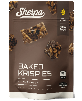 SHERPA KRISPIE 25MG 5PK CL COCOA