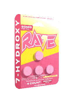RAVE 7OH 50MG 4PK STRAW 10CT