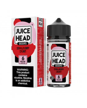 JUICE HEAD 100ML ZTN DESSERTS STRAWBERRY CREAM 6MG