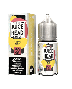 JUICE HEAD 30ML SALTS ZTN FREEZE PINEAPPLE GUAVA 50MG