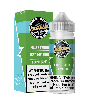 VAPETASIA 100ML ICED MELONS 6MG
